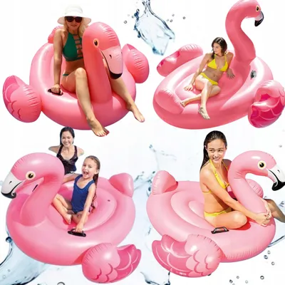 Produktbild von INTEX Große aufblasbare Flamingo Schwimmmatratze Badespaß