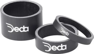 Produktbild von Deda Carbon-distanzstücke 5 Einheiten Schwarz 1 1/8´´ / 20 mm Schwarz 1 1/8´´ / 20 mm