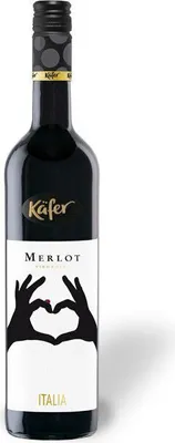 Produktbild von Käfer Merlot IGP trocken 2019 Italien | 12,0 % vol | 0,75 l