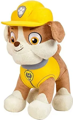 Produktbild von Play by Play Paw Patrol Plüschtier 28cm Kuscheltier Stofftier Plüschfigur Hund Rubble