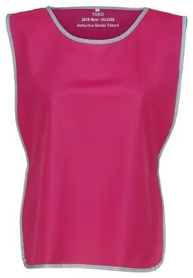 Productafbeelding van Yoko - Reflecterende borstbeschermer voor heren/dames, uniseks model LT5868 (XXL-3XL) (Frambozenrood)