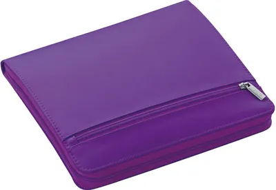 Produktbild von Tablethülle / mit linierten Schreibblock und Reißverschluss / Farbe: lila