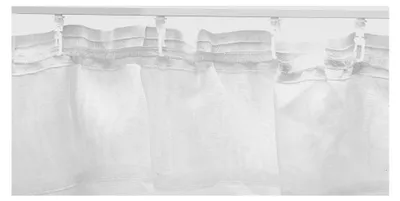 Produktbild von Gardine mit Tunnelzug Spume 00 weiß 140x255 cm halbtransparent