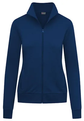 Produktbild von Stehkragen Zip Jacke Damen Hellgrau, S