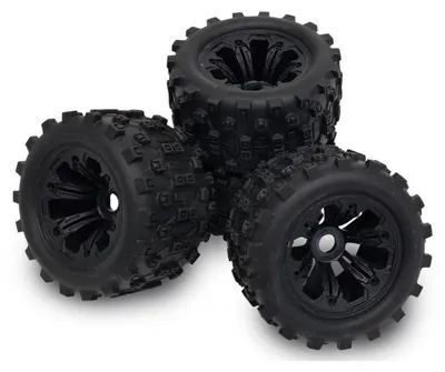 Produktbild von Carson 500900171 - 1:8 Räder (4) King of Dirt schwarz - Neu