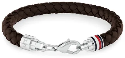 Obrázok produktu pre Elegantný pánsky náramok z hnedej kože Tyson 2790546