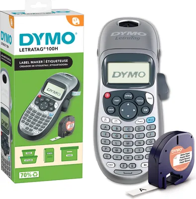 Produktbild von DYMO Hand-Beschriftungsgerät "LetraTag LT-100H" silber
