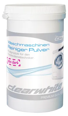 Produktbild von clearwhite Waschmaschinen-Reiniger-Pulver 200g, Waschmaschine, Puder, Reinigungsmittel-Entferner, 200 g, 1 Stück(e), 70 mm