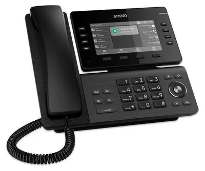 Produktbild von Snom D812 IP-Telefon mit Farbdisplay und 8 Funktionstasten