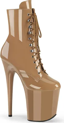 Obrázek produktu pro FLAMINGO-1020 dámské lodičky Pleaser, hnědé , EU 44, US 14