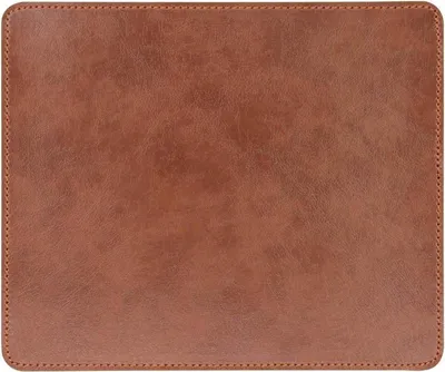 Produktbild von Mousepad Gaming Office aus Kunstleder 24 x 20 x 0,3 cm Rutschfest Braun
