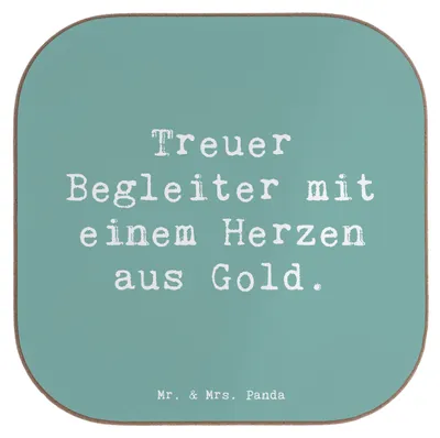 Produktbild von Mr. & Mrs. Panda Untersetzer für Gläser Spruch Skye Terrier Herz - Meeresbrise - Geschenk, Hundeliebhaber, Glas, Hundefreund, Tassen, Hunde, weiches Fell, Holzuntersetzer