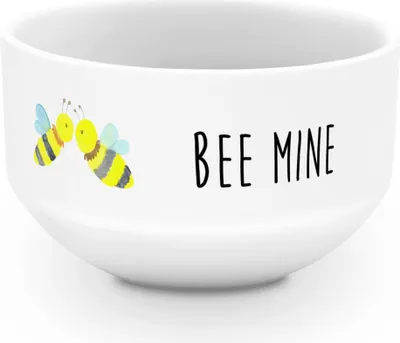 Produktbild von Mr. & Mrs. Panda Schüssel Biene Liebe - Weiß - Geschenk, Müslischüssel, dessertschale, joghurtbowl, reisschale, schale, Obstschale