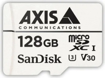 Produktbild von Axis 01678-001, 128 GB, MicroSDXC, Klasse 10, 80 MB/s, 80 MB/s, Class 1 (U1)