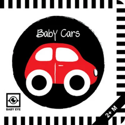 Produktbild von Baby Cars: Kontrastbuch für Babys mit Öffnungen · kontrastreiche Bilder angepasst an Babyaugen · Schwarz Weiß Rot Buch für Neugeborene · Mein erstes Bilderbuch · Montessori Buch