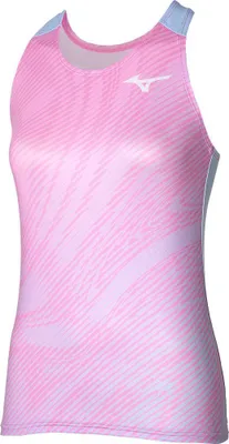 Produktbild von Mizuno Charge Printed ärmelloses T-shirt Rosa L Frau Rosa L