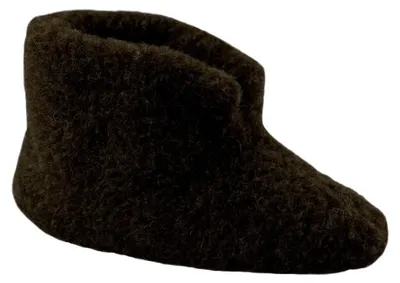Productafbeelding van Warme huisschoenen van 100% schapenvacht, bruin