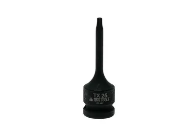 Produktbild von TX-Maschinenbit-Stecknuss - 1/2" Vierkantschaft TX25