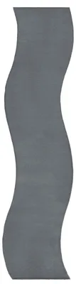 Produktbild von BELIANI Teppich Dunkelgrau Kunstfell 80 x 300 cm Wellenform Hochflor Modernes Design für Flur Eingangsbereich Läufer Teppichläufer