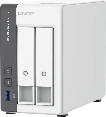 Produktbild von QNAP TS-216G, NAS, Tower, Cortex-A, Cortex-A55, 4 GB, 0 TB