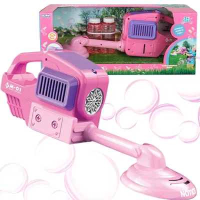 Produktbild von WOOPIE Handrasenmäher Seifenblasenmaschine Rosa