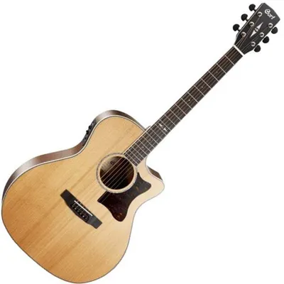 Obrázek produktu pro Cort GA5F-BW-NS Natural Satin Elektroakustická kytara Jumbo