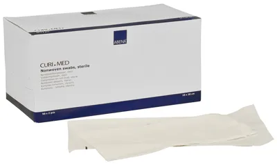 Produktbild von 18x ABENA Vlieskompresse, 4-lagig, Steril, 2 Stück, 10 x 20 cm | Packung (100 Stück)