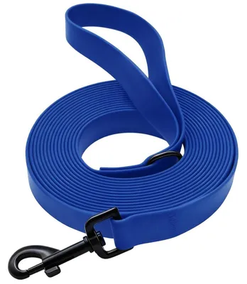 Immagine prodotto di Guinzaglio per cani, impermeabile, resistente alla rottura, 10 metri, blu scuro