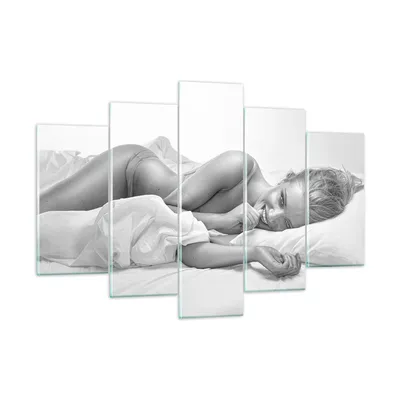 Produktbild von Bilder auf glas - Weiblich mode modell posieren - 150x100cm - Glasbilder - Wandbilder - Kunstdruck - zum Aufhängen bereit - Wanddekoration aus Glas - Glas Bilder - Wandbild auf Glas - GEA150x100-2606