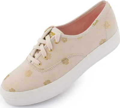 Produktbild von Damenschuhe Keds Wms Triple Kick Hibiscus Natural Beige
