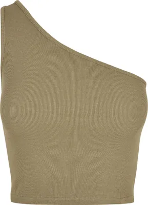 Immagine prodotto di Urban Classics Donna - Top asimmetrico cropped kaki - XL
