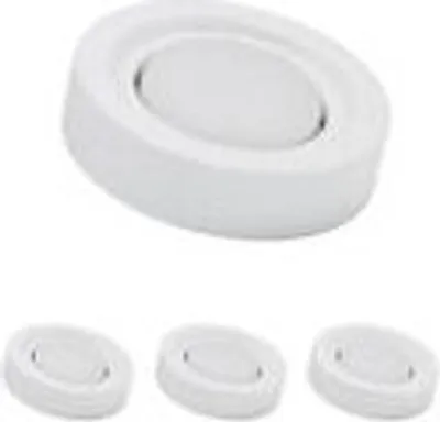 Imagen del producto de MILI, juego de 3 focos empotrables, 5W, casquillo GX53, 3000K (blanco cálido), 230V, 360 lúmenes, color blanco