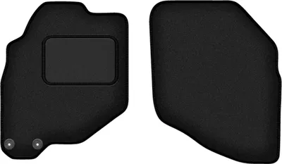 Immagine prodotto di Wielganizator tappetini auto velours anteriori adatto per Honda Jazz II (2002-2007, hatchback) neri, set 2 pz, con fissaggi
