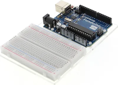 Produktbild von Montageplatte mit Breadboard für Arduino UNO
