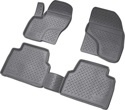 Produktbild von 3D Gummi Fussmatten für FORD Kuga I (MK1) | BJ 2008-2013 | passgenau mit Rand