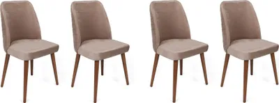 Produktbild von Skye Decor, Tutku-344 V4, Stuhlset (4 Stück), Beige, 100 % METALL, 50 x 49 x 90 cm
