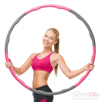 Produktbild von SlimHoop Hula Hoop Reifen | Für das Fitnesstraining zu Hause | 1 Reifen