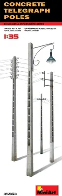 Obrázok produktu pre MiniArt 1:35 Telepraghenmasten Betón Plast Modelárstvo