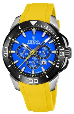 Produktbild von Festina Herren Uhr Sport Silikon Armbanduhr gelb UF20642/D