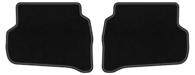 Produktbild von Velours-Fußmatten Hinten für Skoda Fabia III 2014- (Schrägheck/Kombi) – 2-tlg, Schwarz, passgenau – Wielganizator LUX
