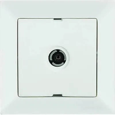 Produktbild von Mutlusan Candela TV Kabel Enddose Stichdose Antennestecker Weiss