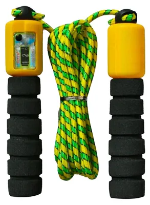Produktbild von Springseil verstellbar, für Erwachsene und Kinder, schwarz, Fitness