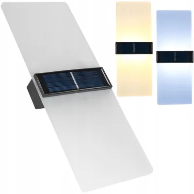 Obrázek produktu pro Decorya Solární nástěnné svítidlo LED venkovní s měnitelnou barvou