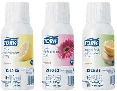 Productafbeelding van Tork® 236056 Luchtverfrisser Spray Systeem A1 - 75 ml, assortiment