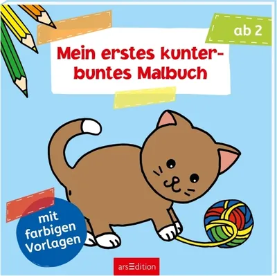 Produktbild von Mein erstes kunterbuntes Malbuch