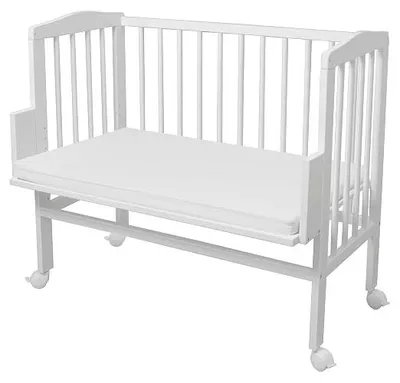 Imagen del producto de Cama nido Silecomplaza con colchón, con altura ajustable, fabricada en madera lacada en blanco. Amplia superficie de descanso de 90x55 cm