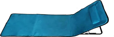 Immagine prodotto di Milani Home - materassino pieghevole, con schienale e cuscino, blu, 145 x 47 x 41 cm
