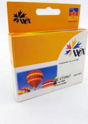 Produktbild von Wox Light Black Tinte EPSON T0967 Ersatz C13T09674010