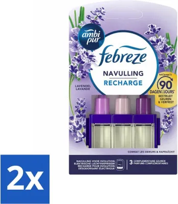 Obrázek produktu pro Ambi Pur - 3Volution - Náplň - Levandule - 20 ml - Výhodný balení - 2 kusy