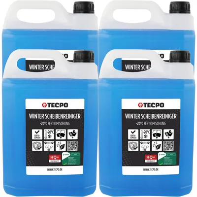 Produktbild von TECPO Scheibenfrostschutz, 20 Liter Antifrost -20°C Gebrauchsfertig – DEKRA  Scheibenreiniger im Winter für Klare Sicht